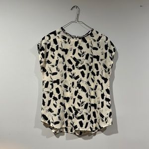 Off-White Abstract Printed Blouse